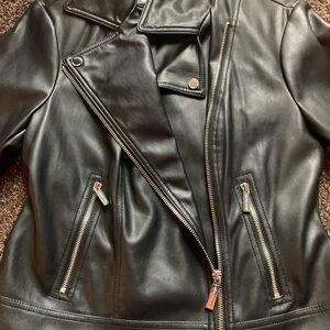 Michael Kors fauk leather jacket size medium.
